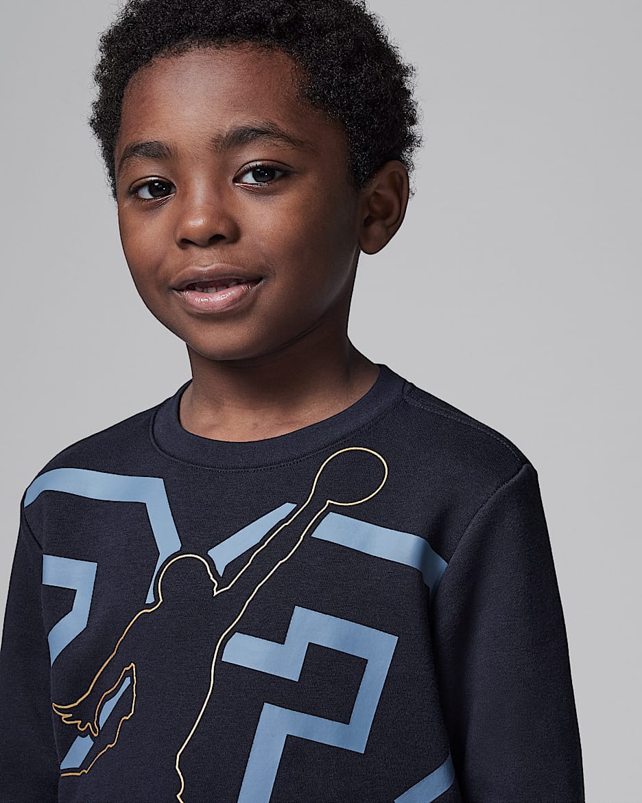 Jordan See Me Shine Younger Kids 2 Piece Crew Set. Nike NL